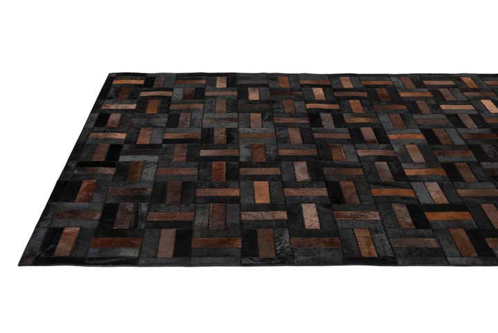 5' 3 x 8' 1 Cowhide - Patchwork Rug