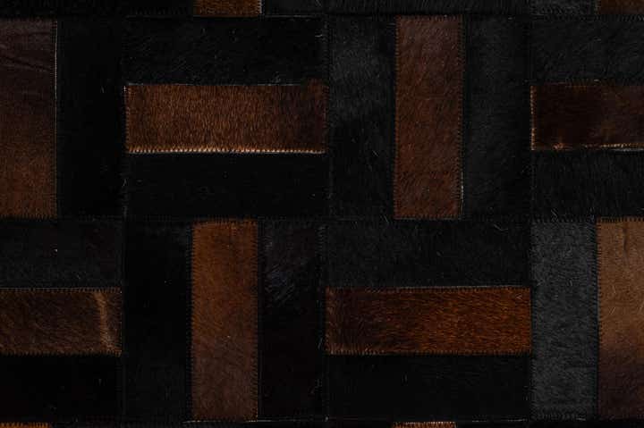 5' 3 x 8' 1 Cowhide - Patchwork Rug