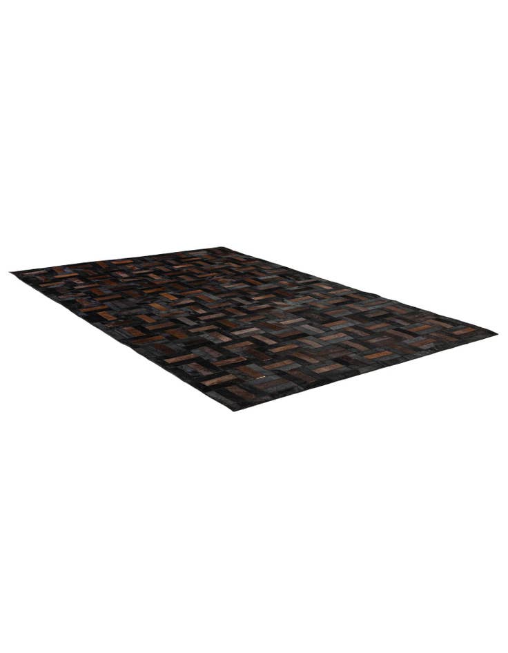 Detail image of 5' 3 x 8' 1 Cowhide - Patchwork Rug