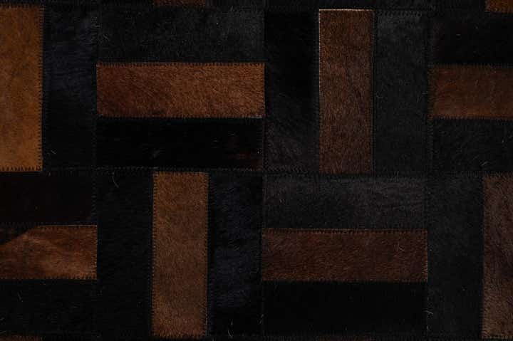 5' 3 x 8' 1 Cowhide - Patchwork Rug