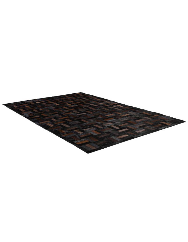 Detail image of 5' 3 x 8' 2 Cowhide - Patchwork Rug