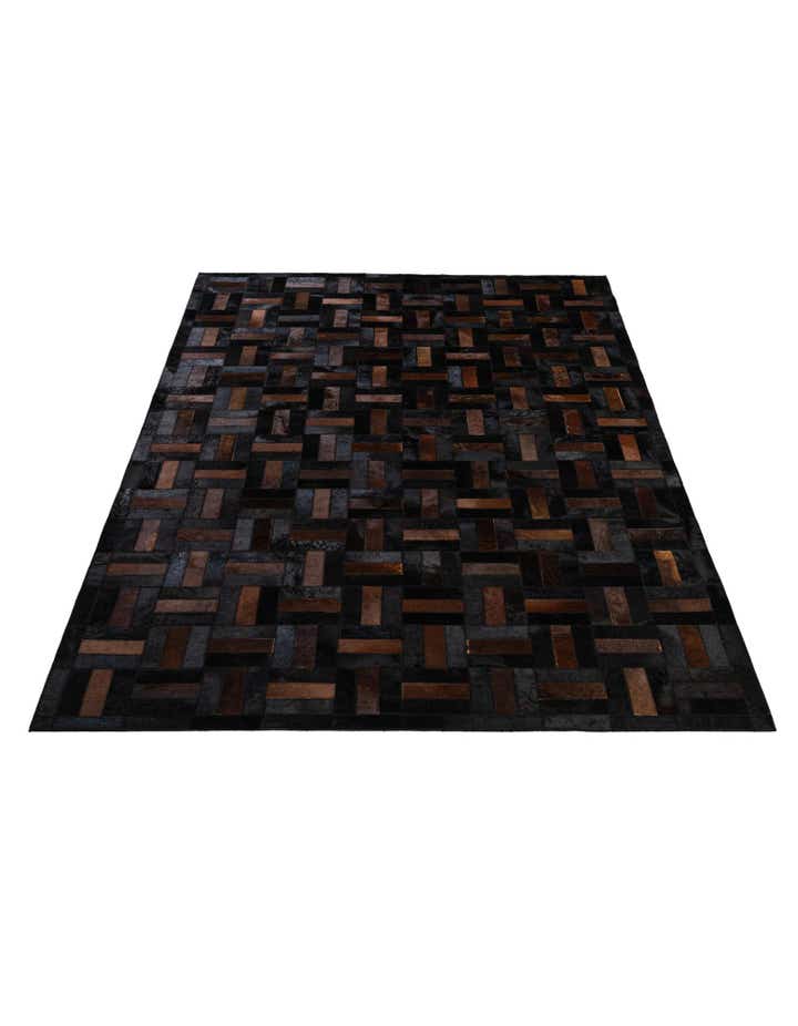 5' 3 x 8' 2 Cowhide - Patchwork Rug