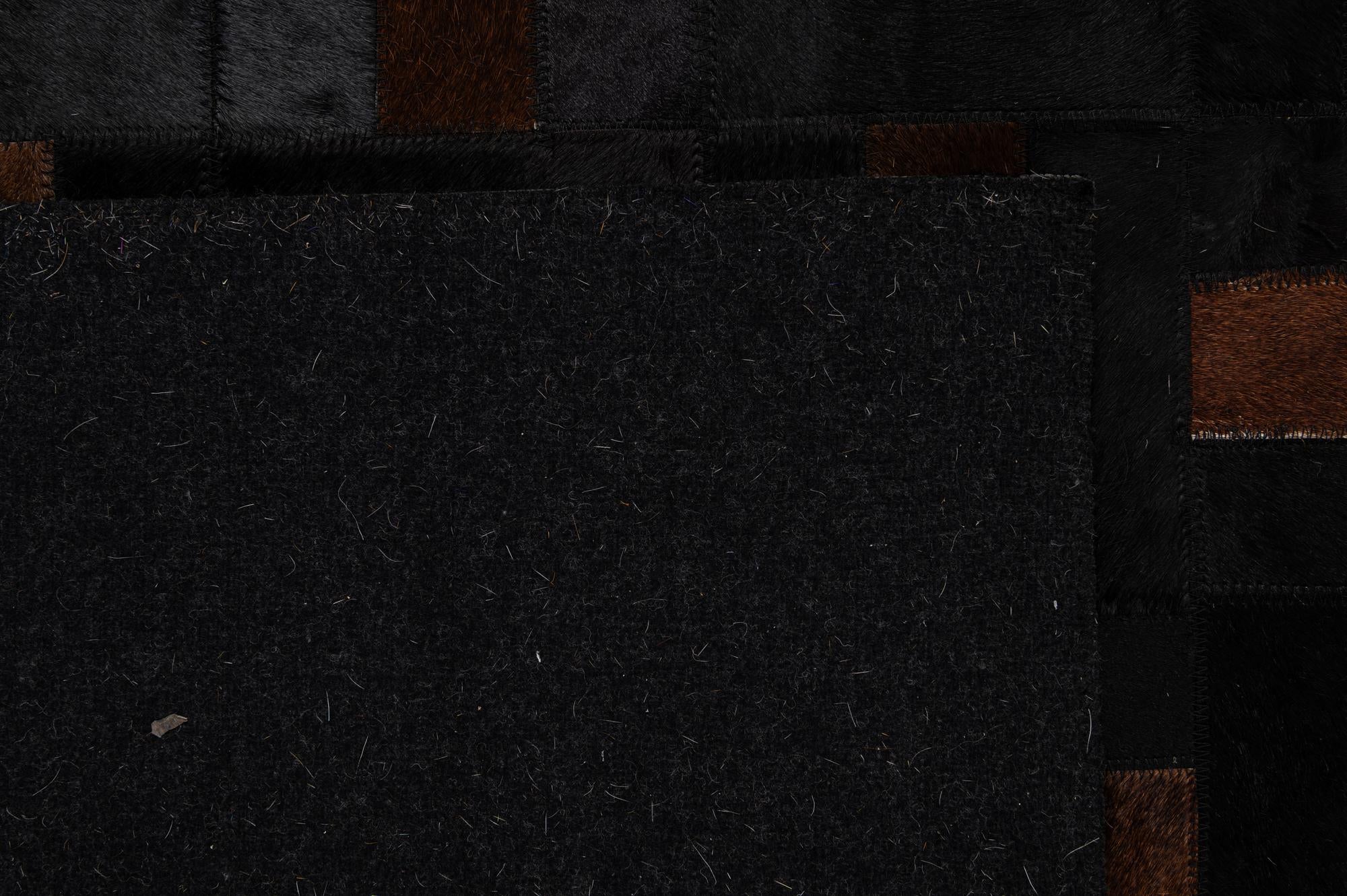 5' 3 x 8' 2 Cowhide - Patchwork Rug
