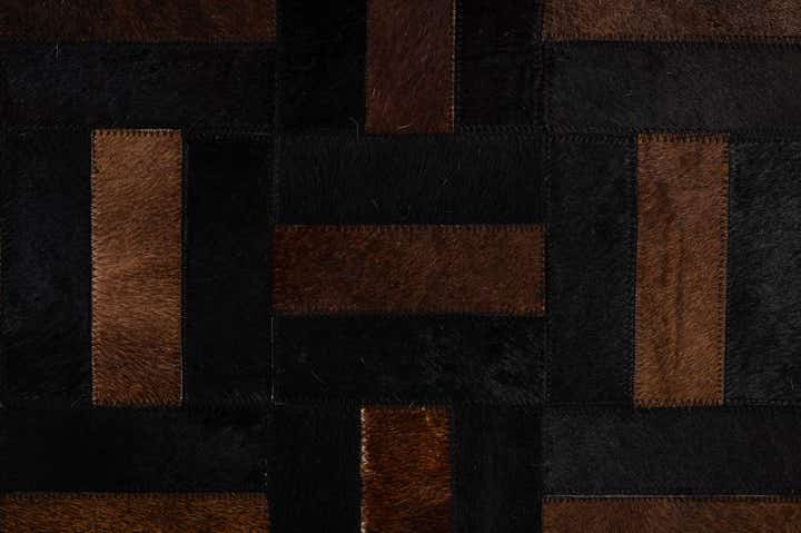 5' 2 x 8' Cowhide - Patchwork Rug