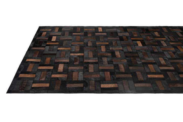 5' 3 x 8' 2 Cowhide - Patchwork Rug