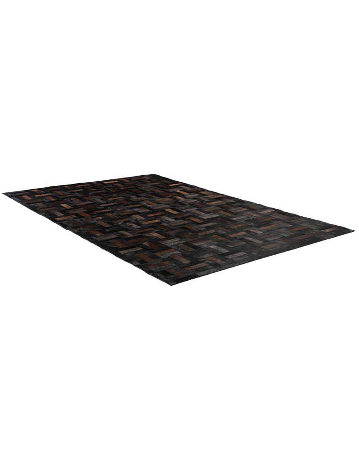5' 2 x 8' 1 Cowhide - Patchwork Rug