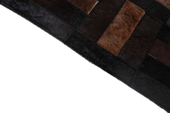 5' 2 x 8' 1 Cowhide - Patchwork Rug