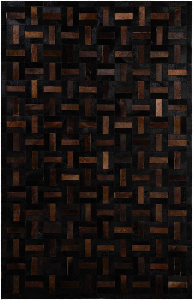 5' 2 x 8' 1 Cowhide - Patchwork Rug