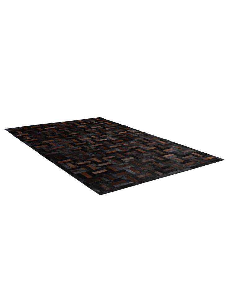 Detail image of 5' 3 x 8' 1 Cowhide - Patchwork Rug