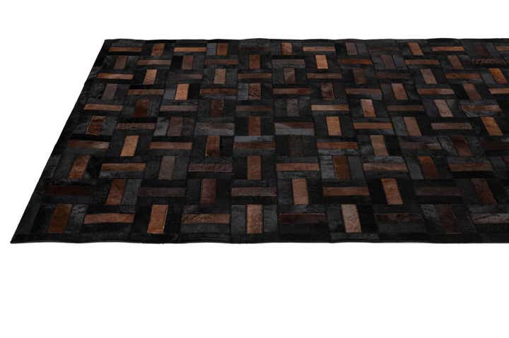 5' 3 x 8' 1 Cowhide - Patchwork Rug
