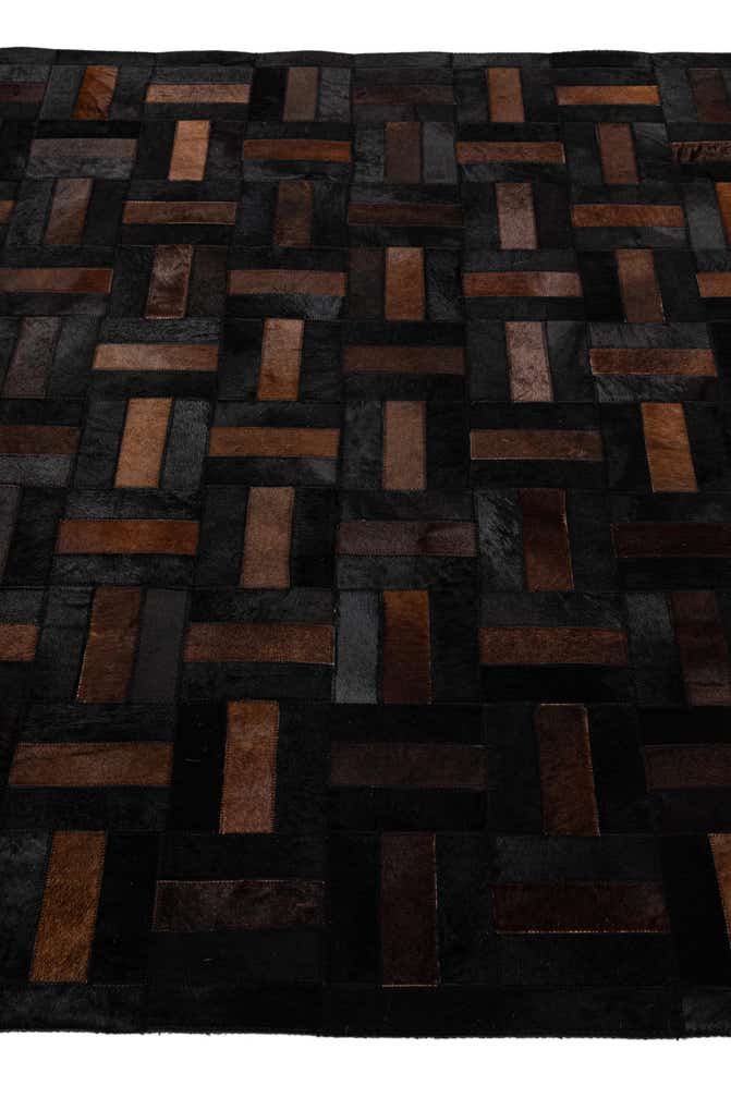 5' 3 x 8' 1 Cowhide - Patchwork Rug