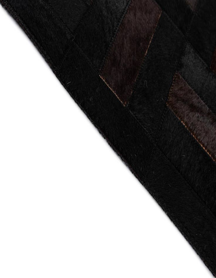 Detail image of 5' 3 x 8' 1 Cowhide - Patchwork Rug