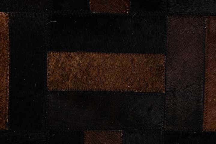 5' 3 x 8' 2 Cowhide - Patchwork Rug