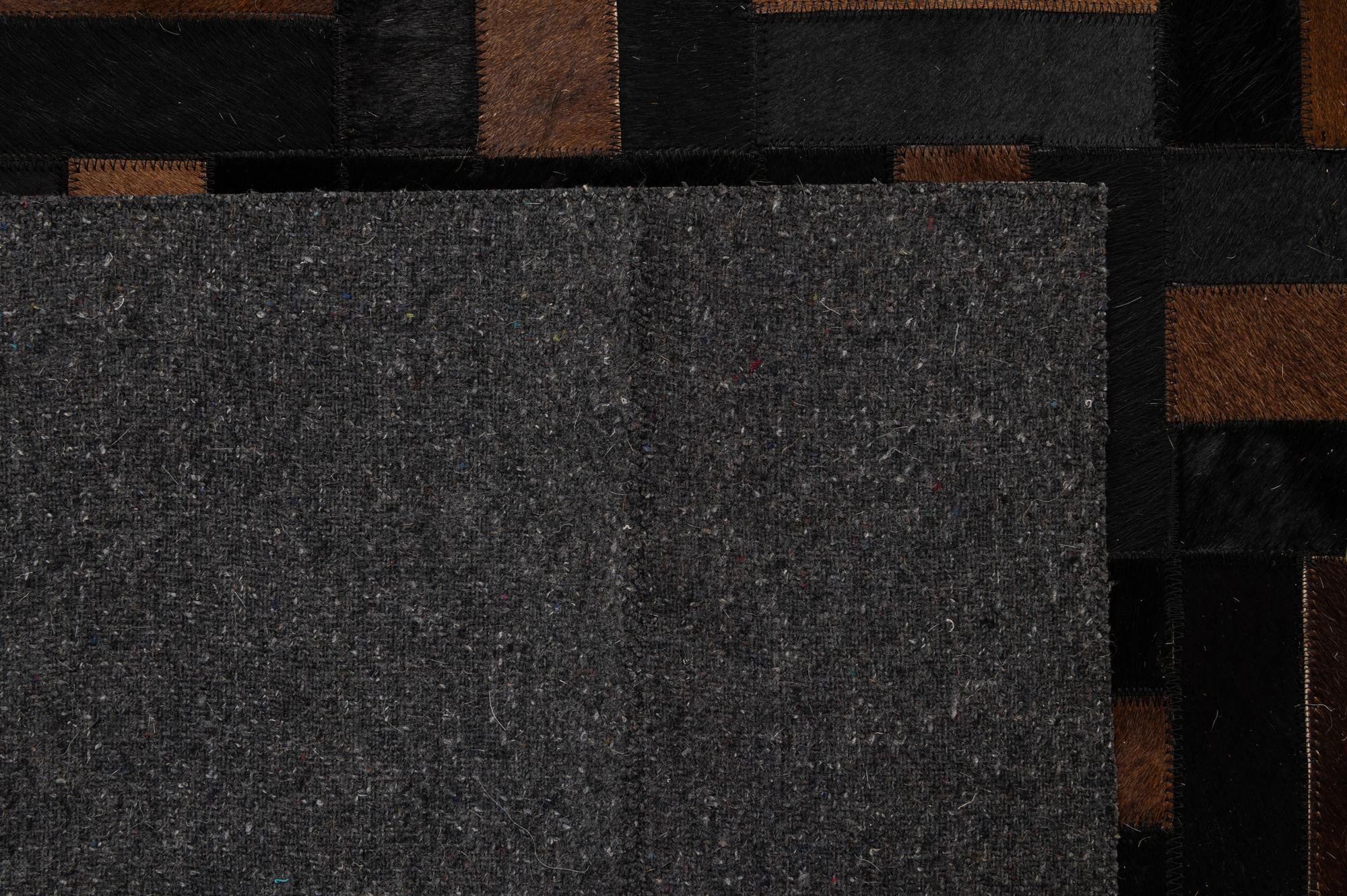 5' 3 x 8' Cowhide - Patchwork Rug