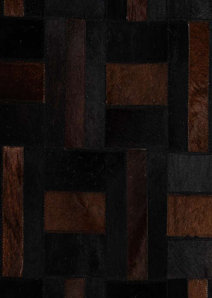 5' 3 x 8' 2 Cowhide - Patchwork Rug