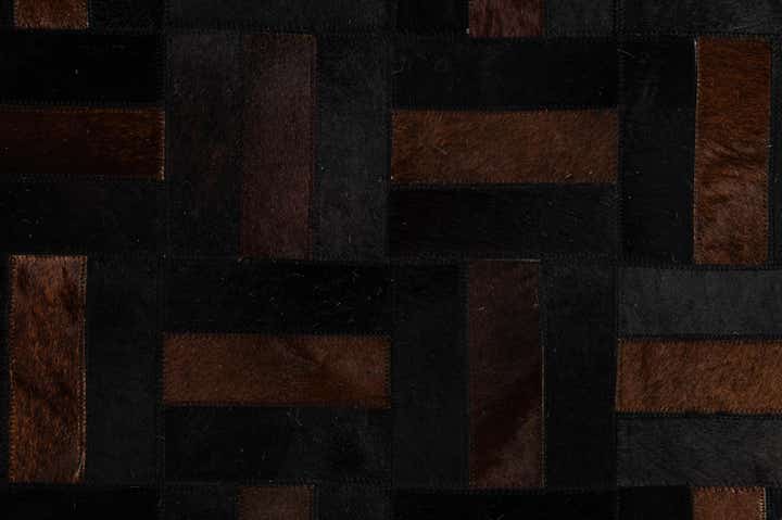 5' 3 x 8' 2 Cowhide - Patchwork Rug
