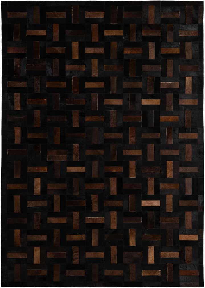 5' 3 x 8' 2 Cowhide - Patchwork Rug
