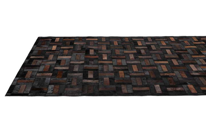5' 3 x 8' 2 Cowhide - Patchwork Rug