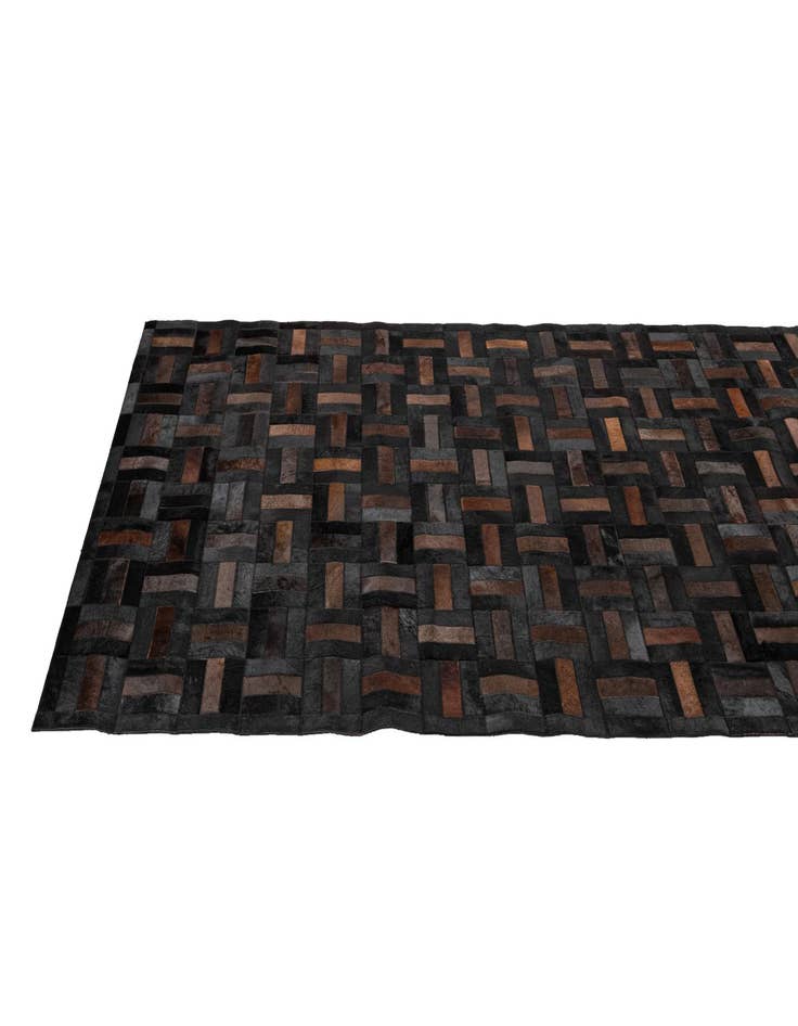 Detail image of 5' 3 x 8' Cowhide - Patchwork Rug