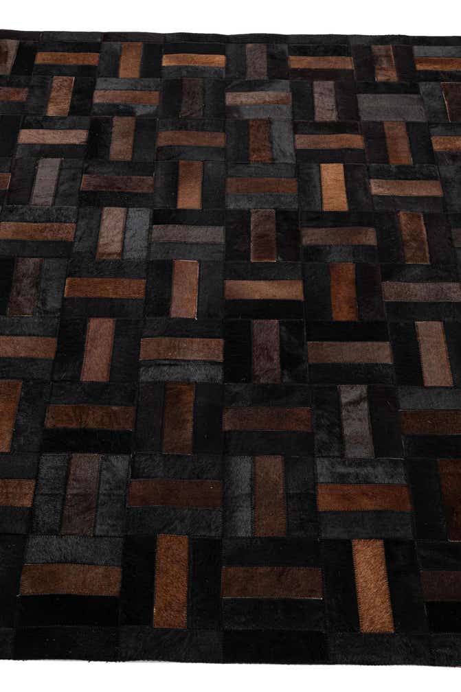 5' 3 x 8' Cowhide - Patchwork Rug