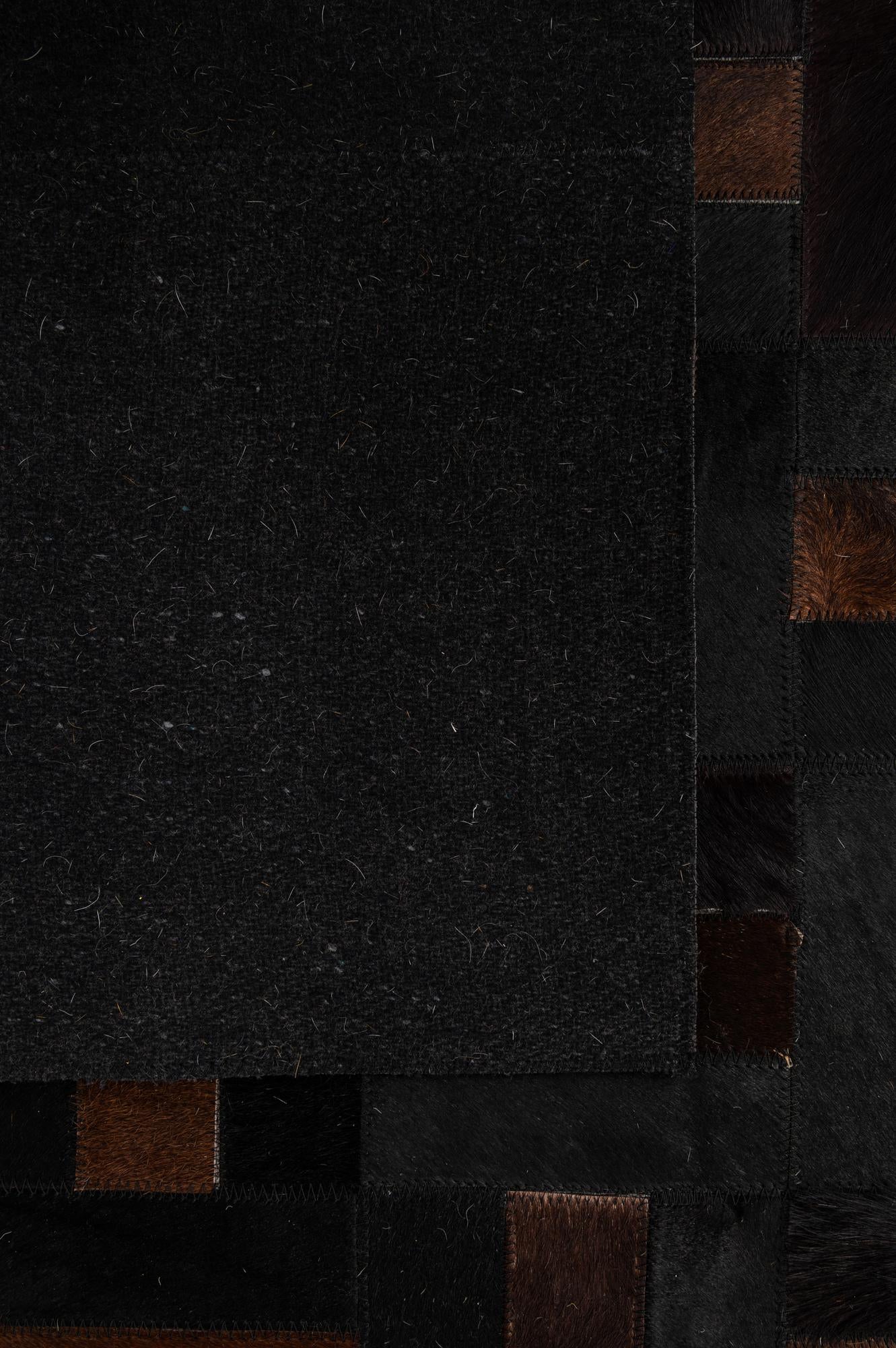5' 3 x 8' Cowhide - Patchwork Rug