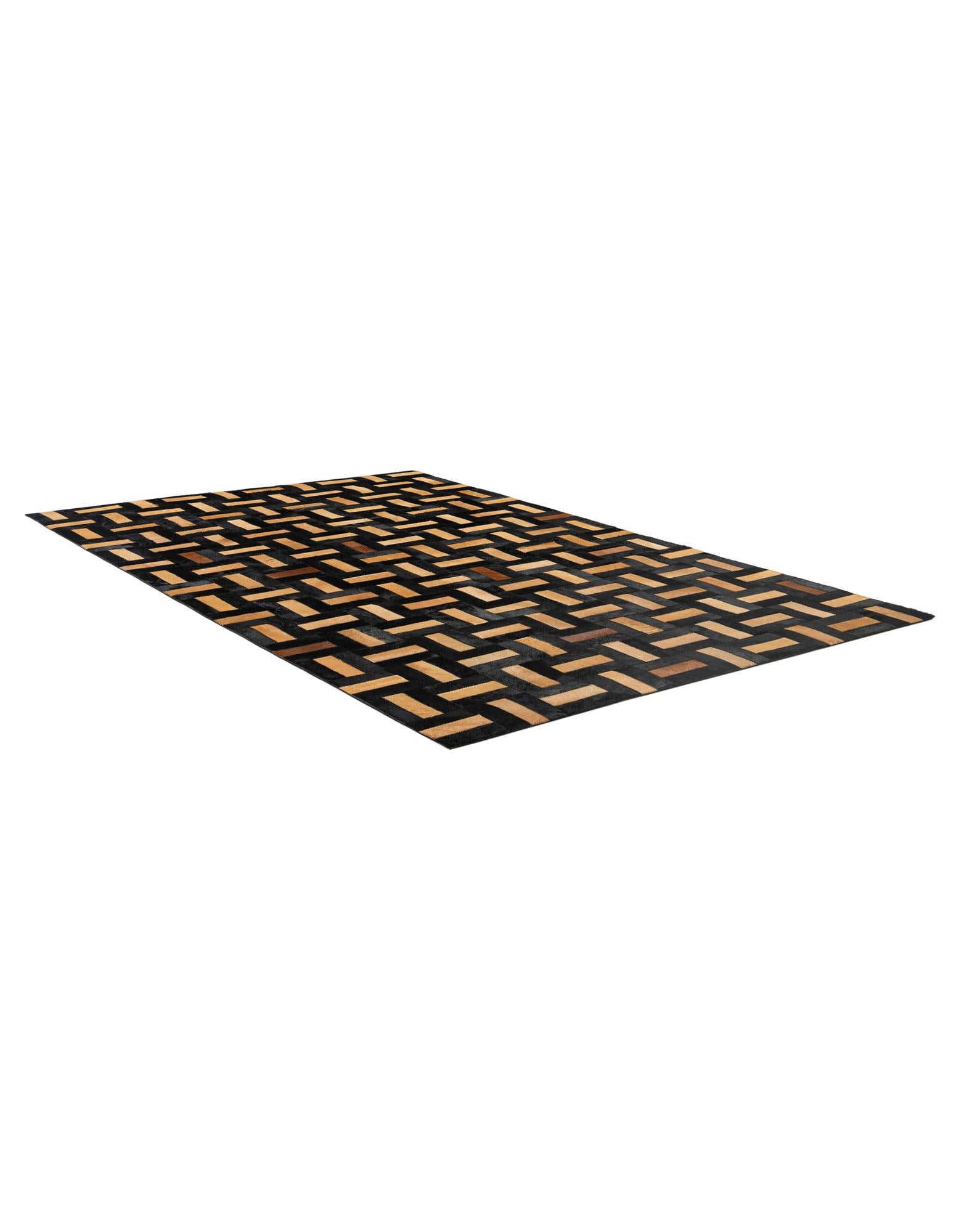 5' 1 x 8' Cowhide - Patchwork Rug
