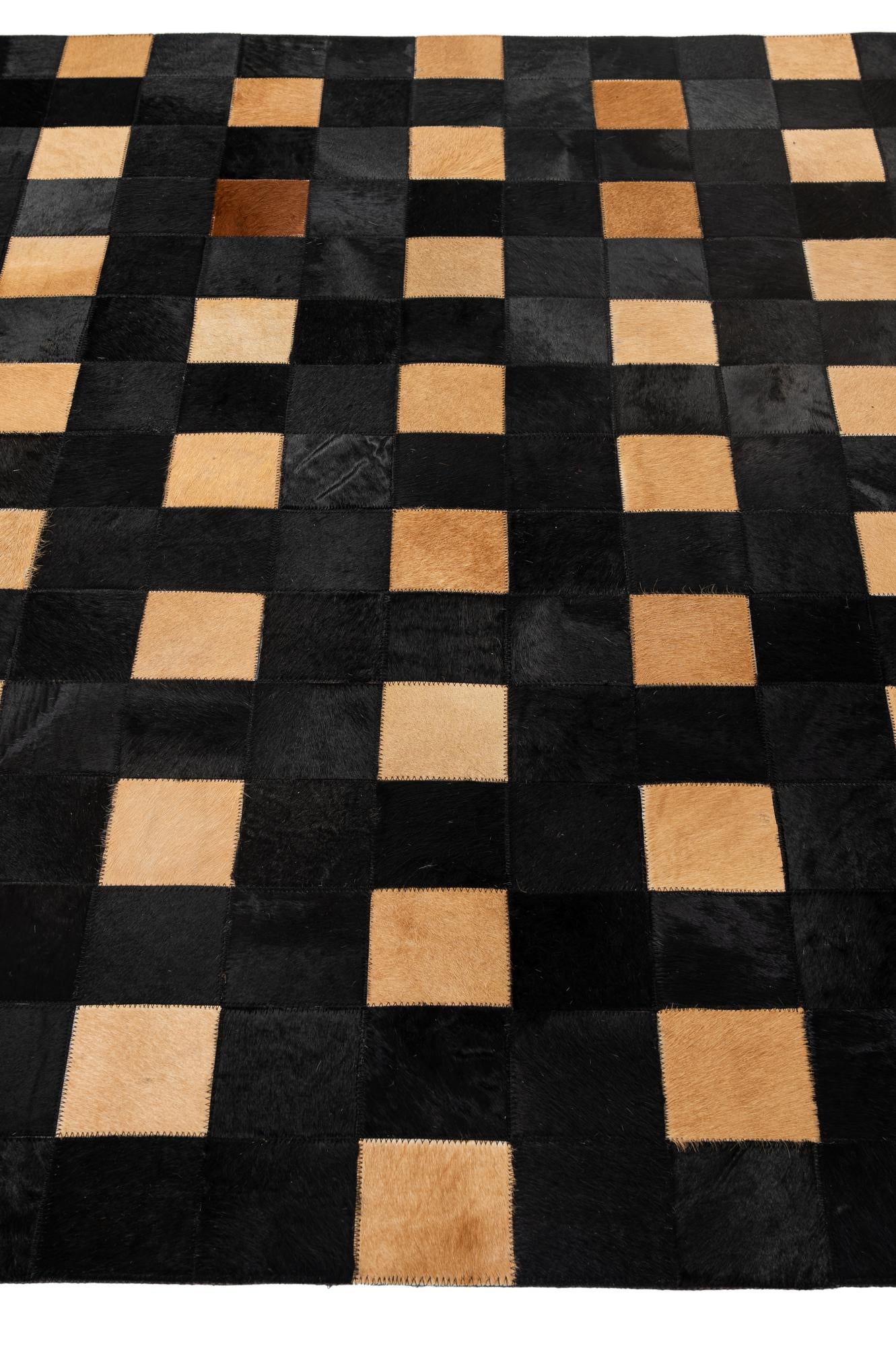 5' 1 x 7' 11 Cowhide - Patchwork Rug