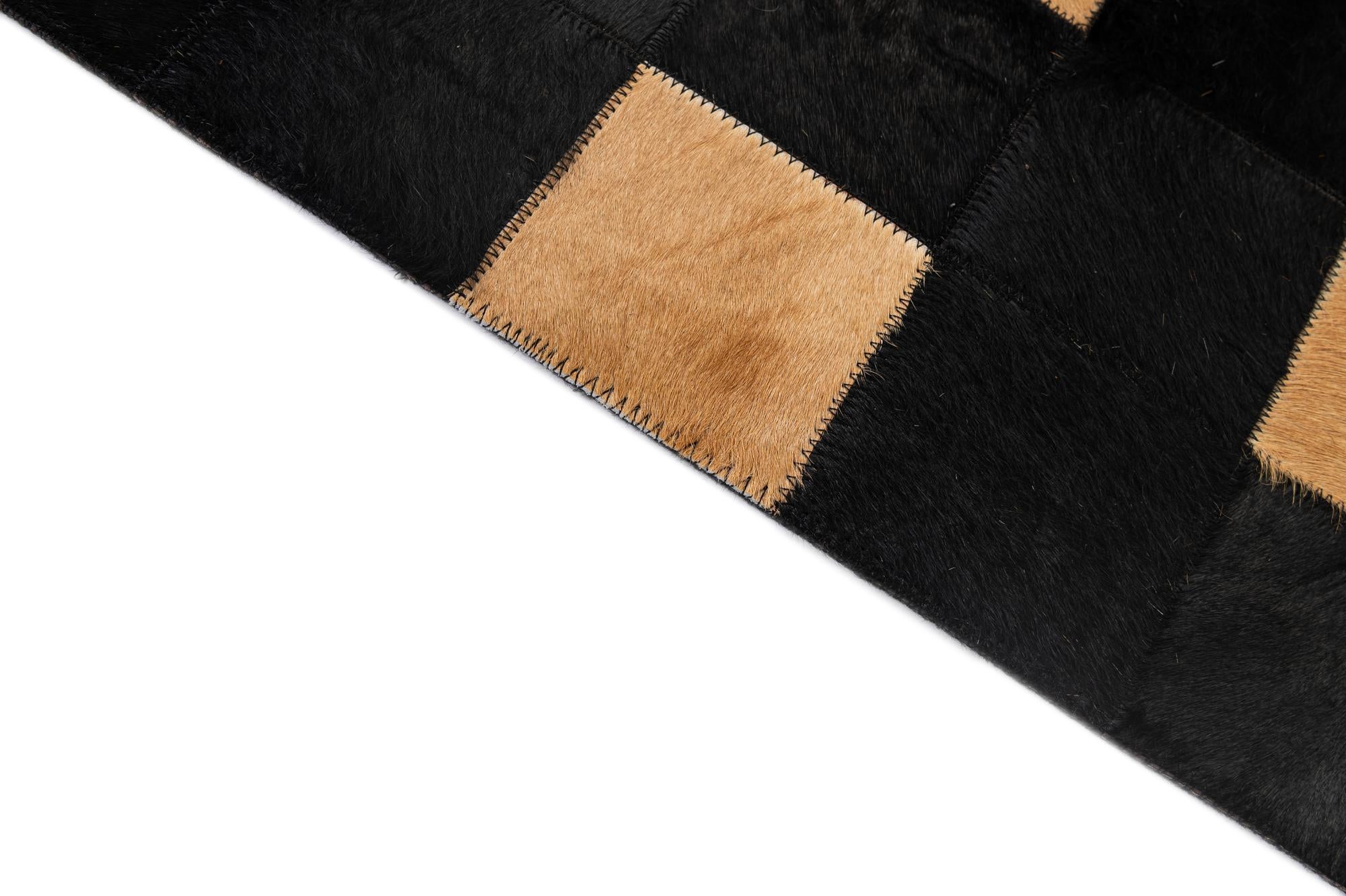5' 1 x 7' 11 Cowhide - Patchwork Rug