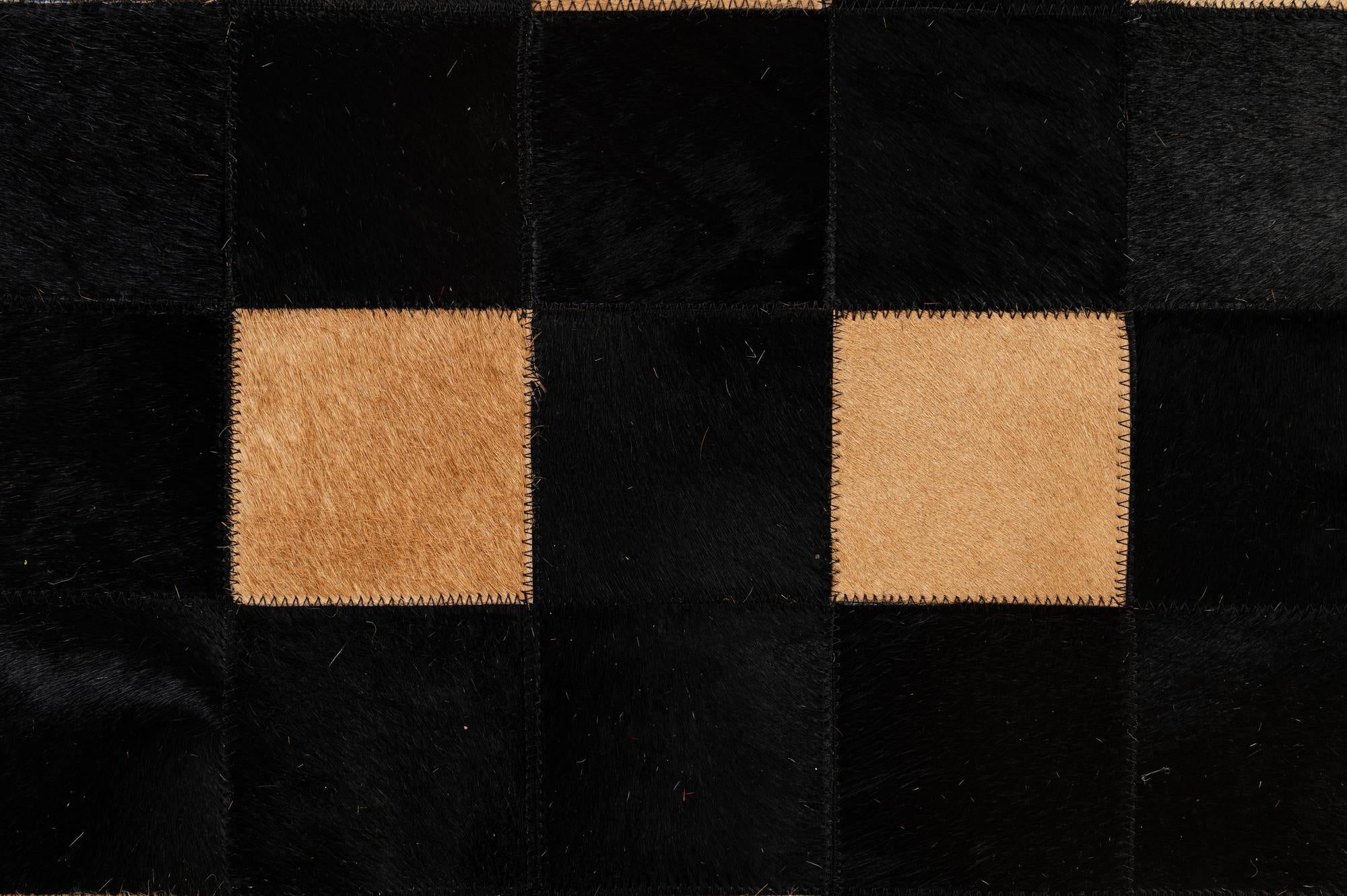 5' 1 x 7' 11 Cowhide - Patchwork Rug
