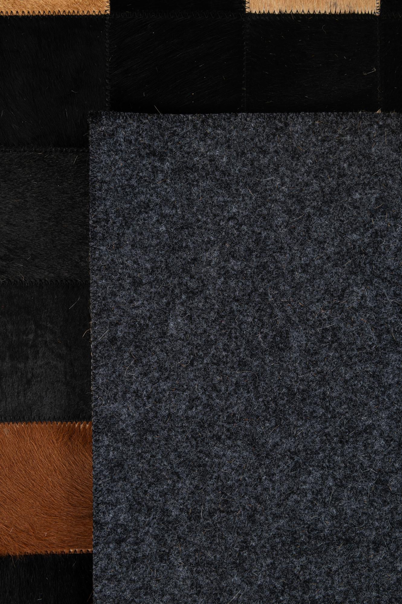 5' 1 x 7' 11 Cowhide - Patchwork Rug