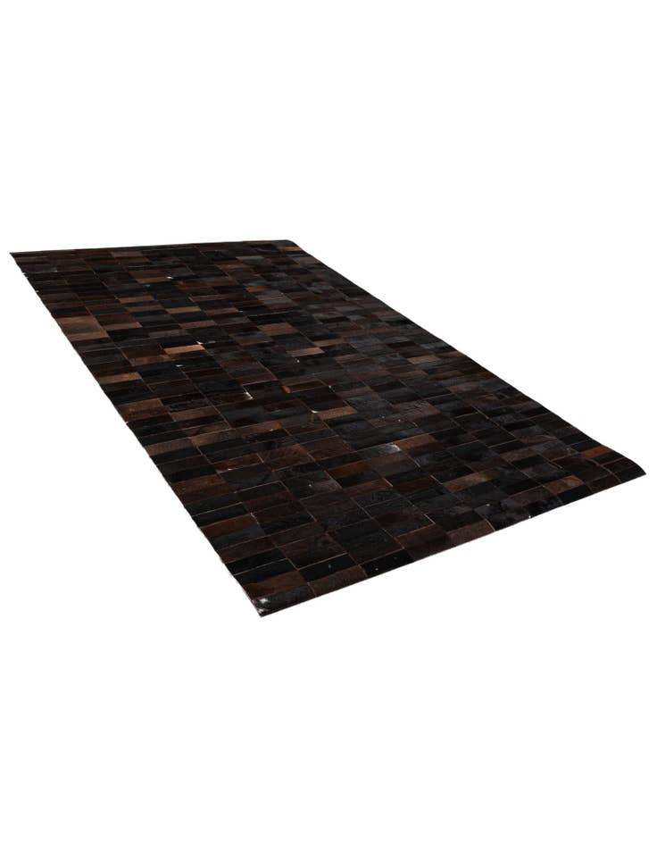 Detail image of 4' 11 x 8' Cowhide - Patchwork Rug