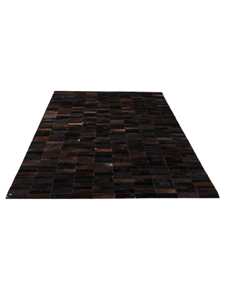 Detail image of 4' 11 x 8' Cowhide - Patchwork Rug