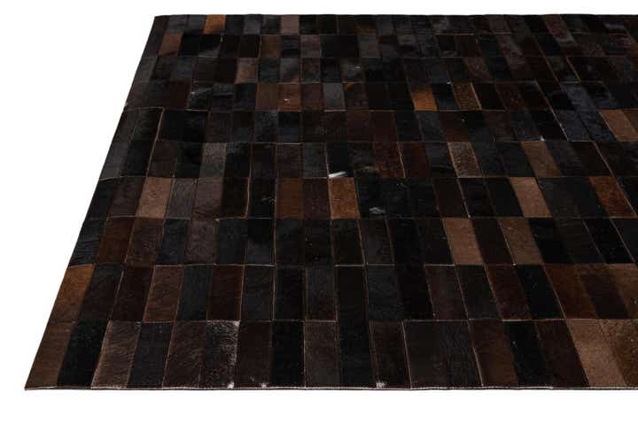 4' 11 x 8' Cowhide - Patchwork Rug