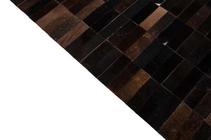4' 11 x 8' Cowhide - Patchwork Rug