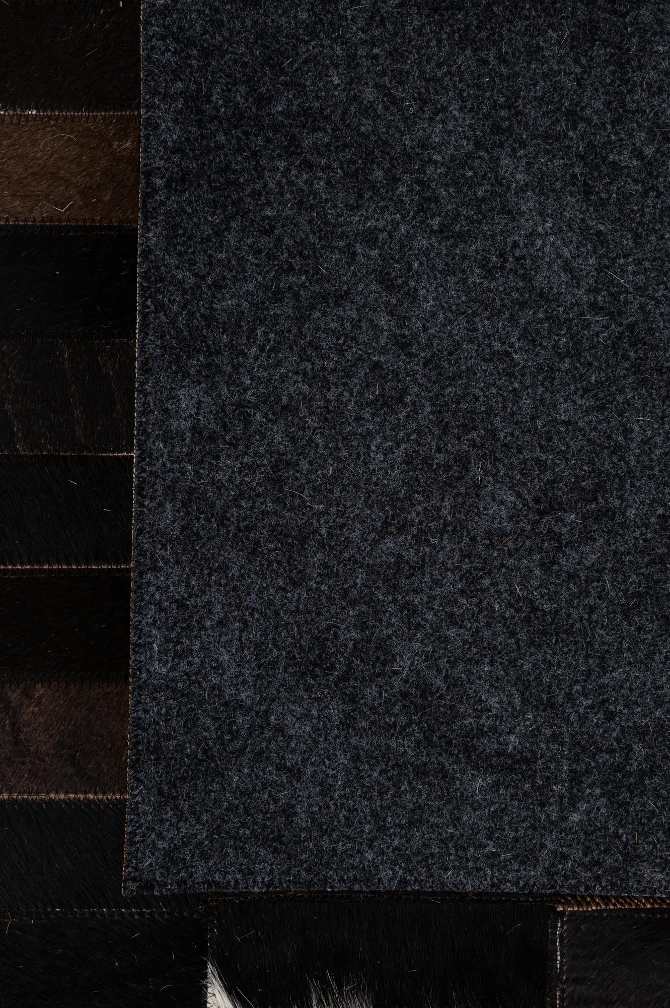 4' 11 x 8' Cowhide - Patchwork Rug