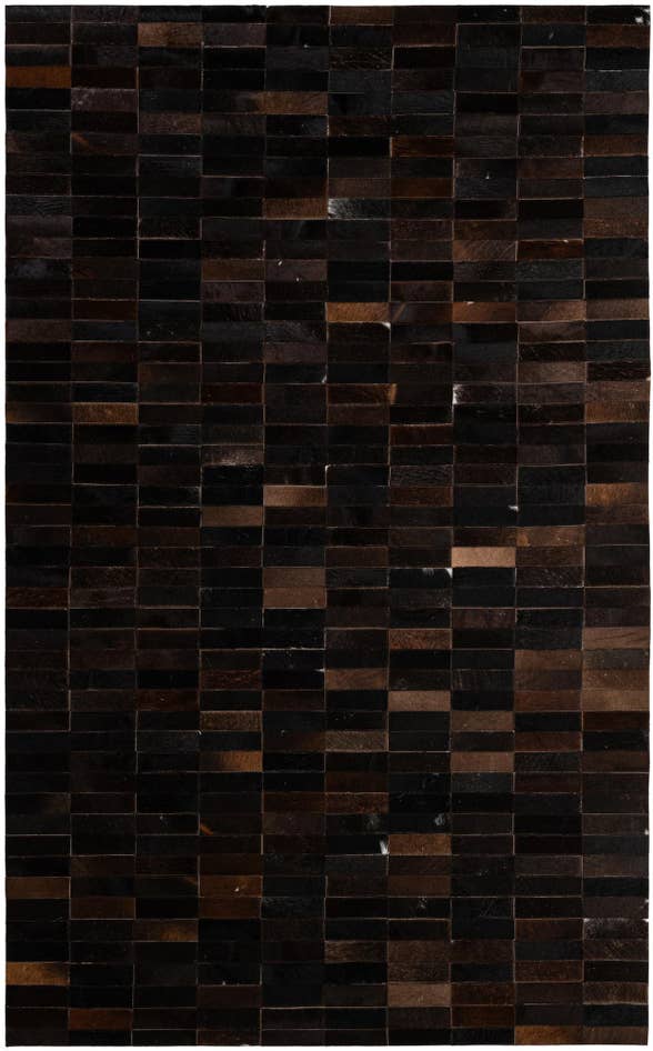Detail image of 4' 11 x 8' Cowhide - Patchwork Rug