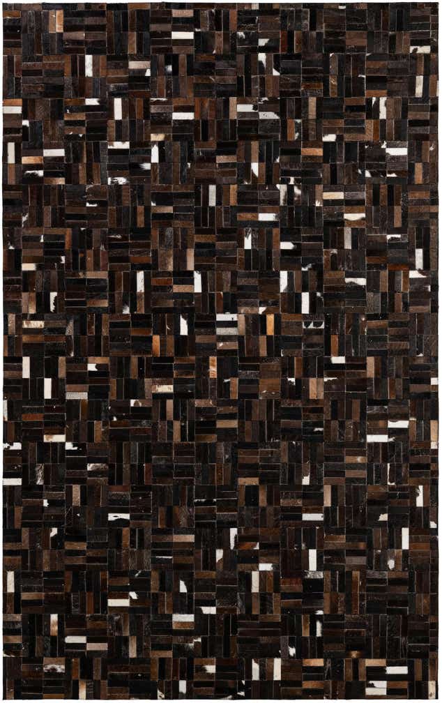 5' 1 x 8' Cowhide - Patchwork Rug