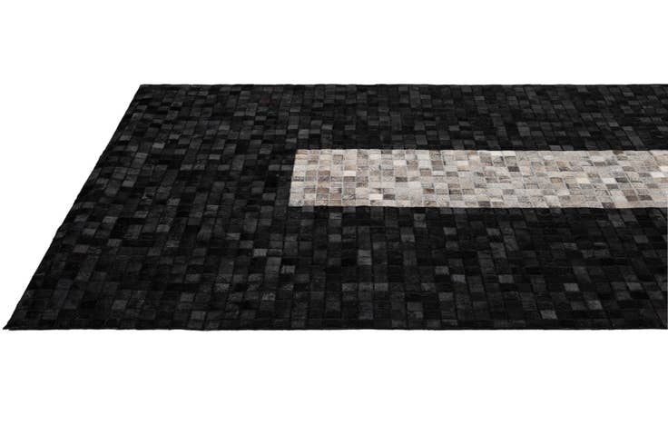 Detail image of 5' x 8' Cowhide - Patchwork Rug