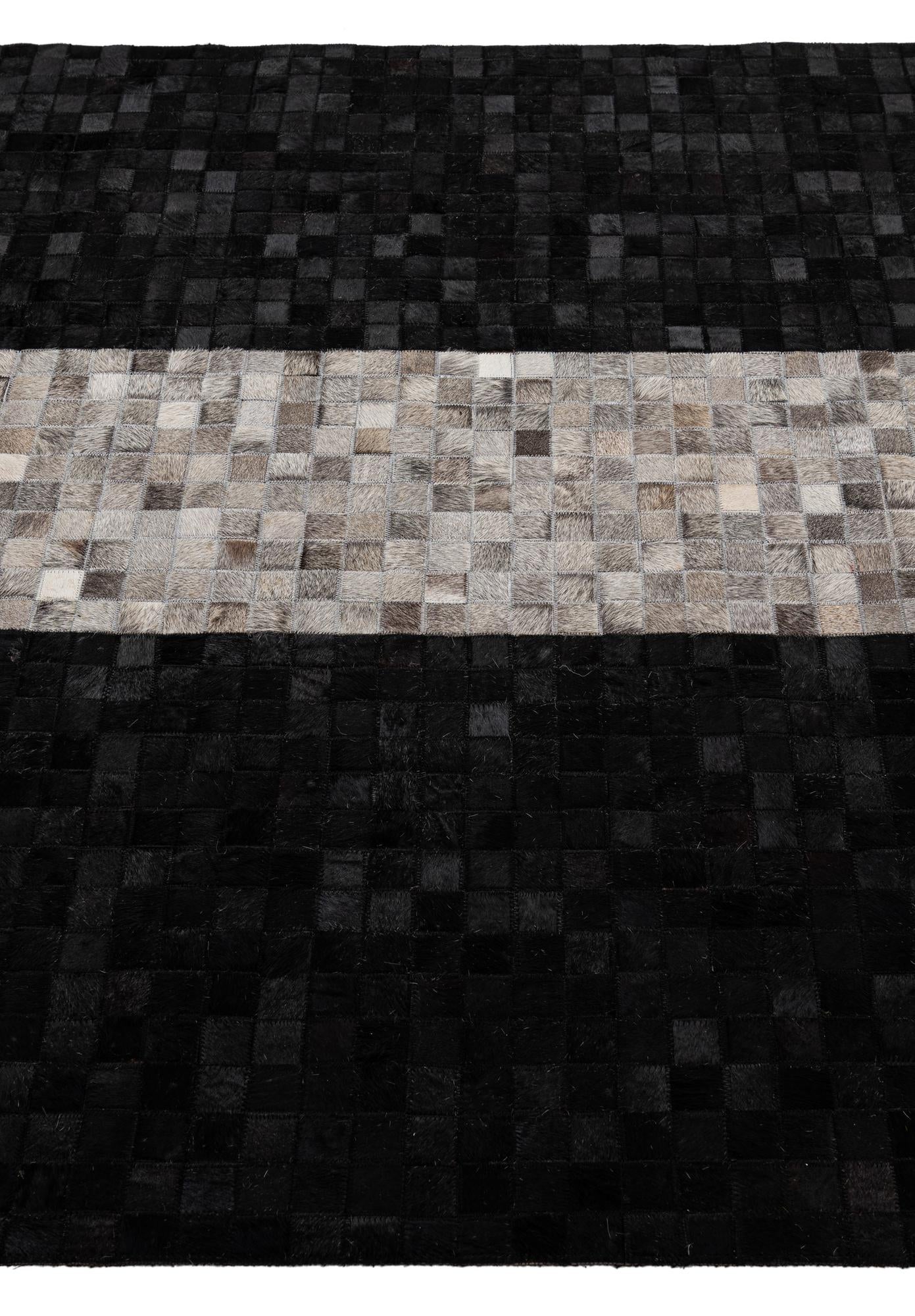5' x 8' Cowhide - Patchwork Rug