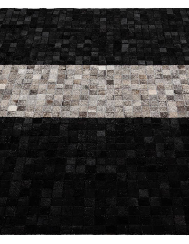 Detail image of 5' x 8' Cowhide - Patchwork Rug