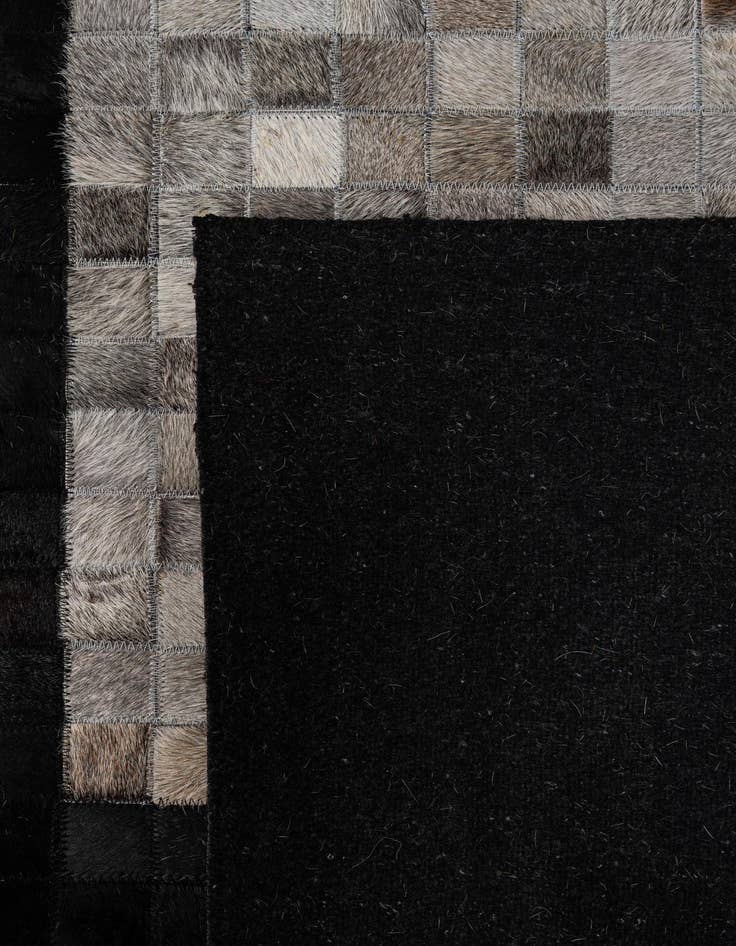 Detail image of 5' x 8' Cowhide - Patchwork Rug