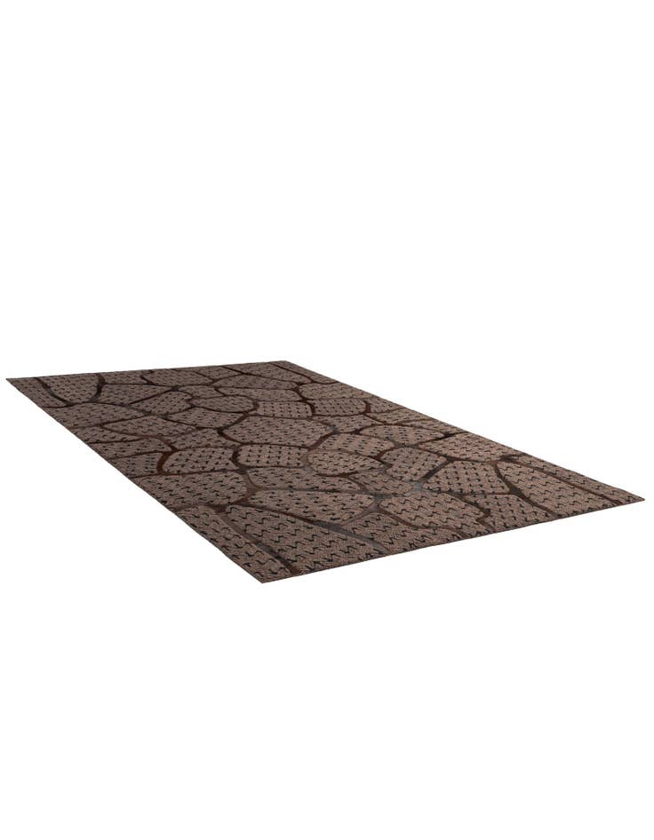 Detail image of 5' 1 x 7' 11 Cowhide - Patchwork Rug