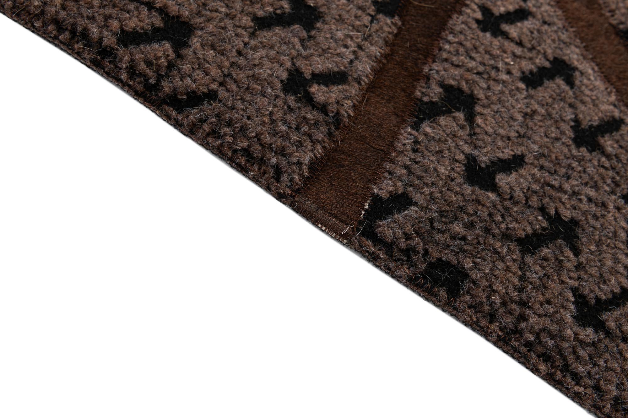 5' 1 x 7' 11 Cowhide - Patchwork Rug