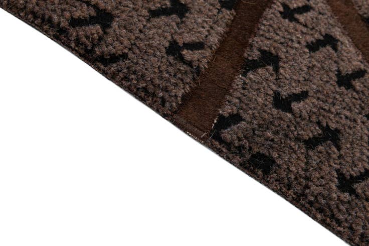 Detail image of 5' 1 x 7' 11 Cowhide - Patchwork Rug