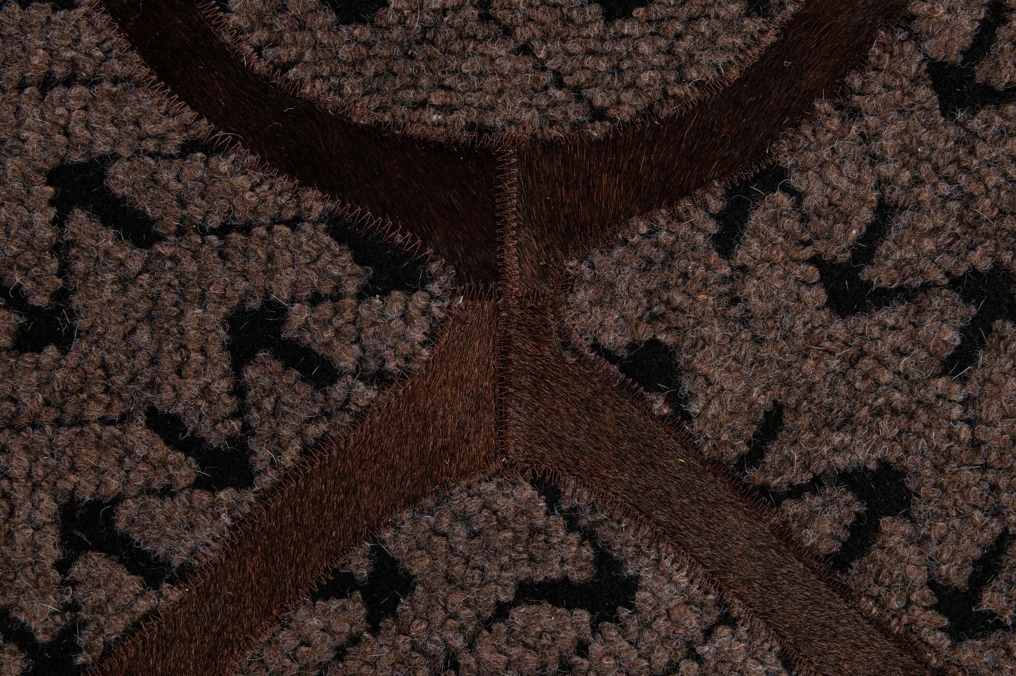 5' 1 x 7' 11 Cowhide - Patchwork Rug