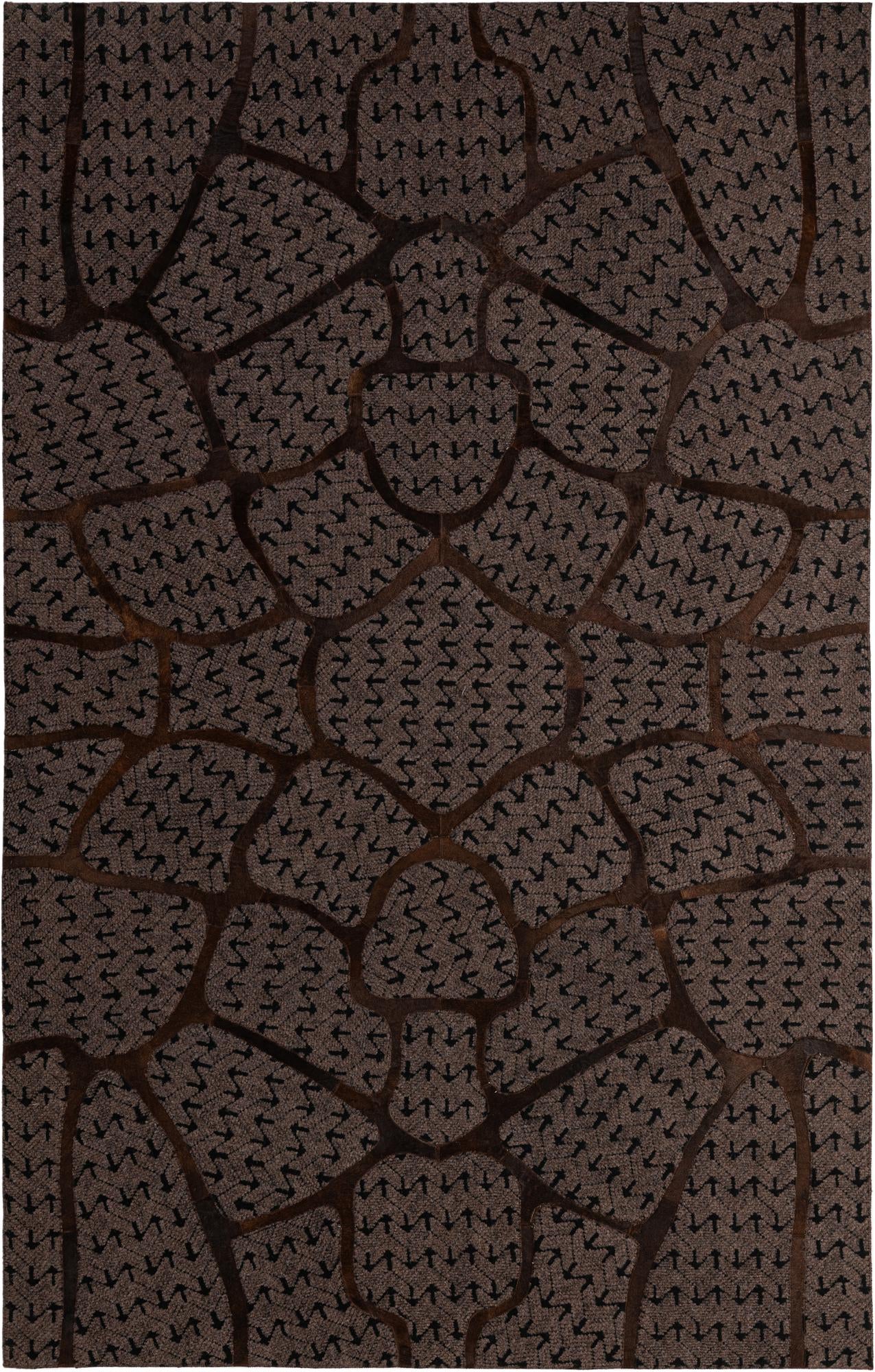 5' 1 x 7' 11 Cowhide - Patchwork Rug