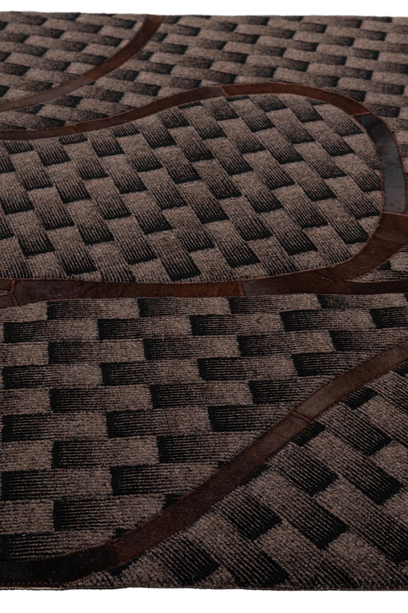 5' 1 x 7' 11 Cowhide - Patchwork Rug