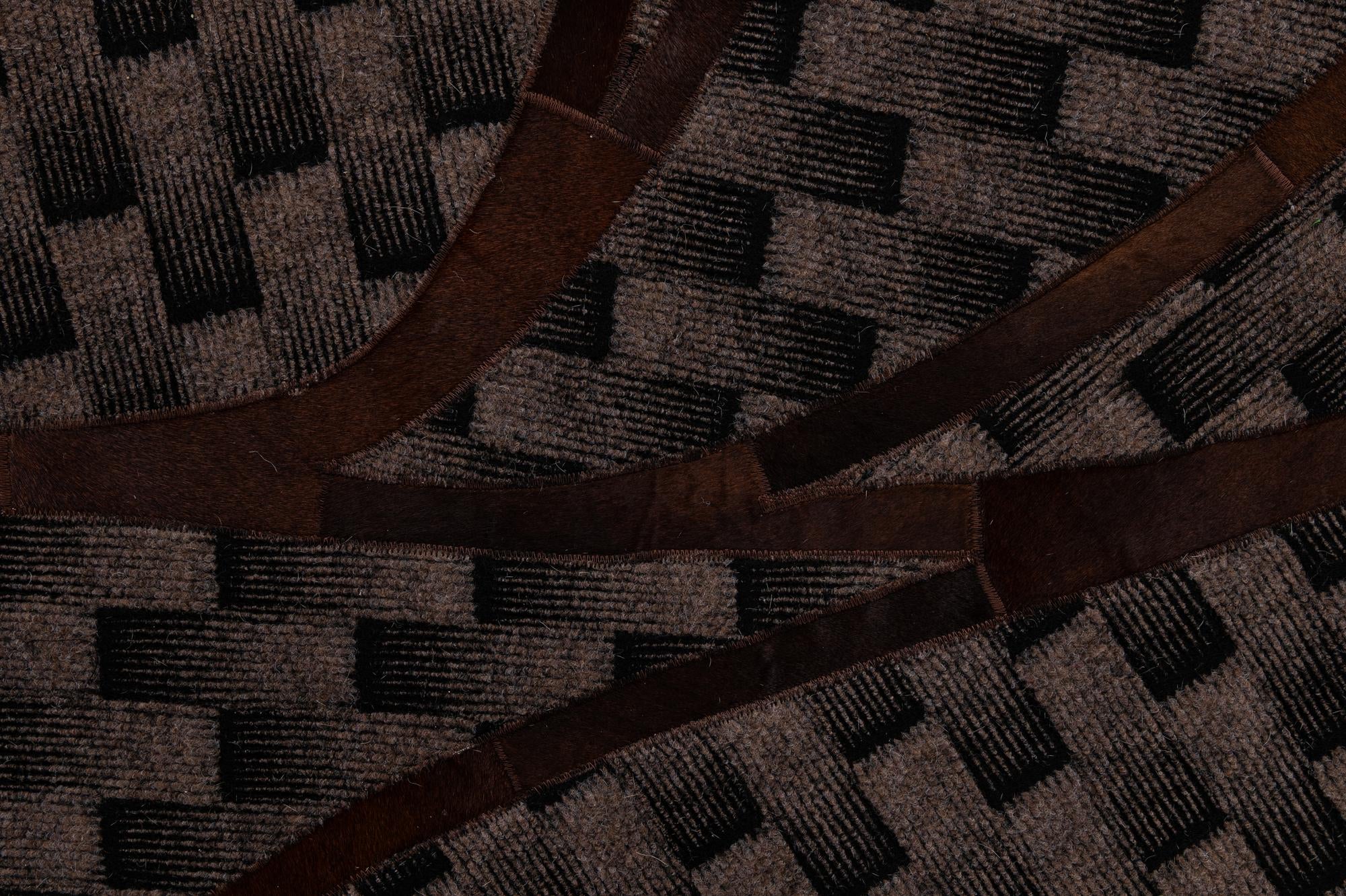 5' 1 x 7' 11 Cowhide - Patchwork Rug