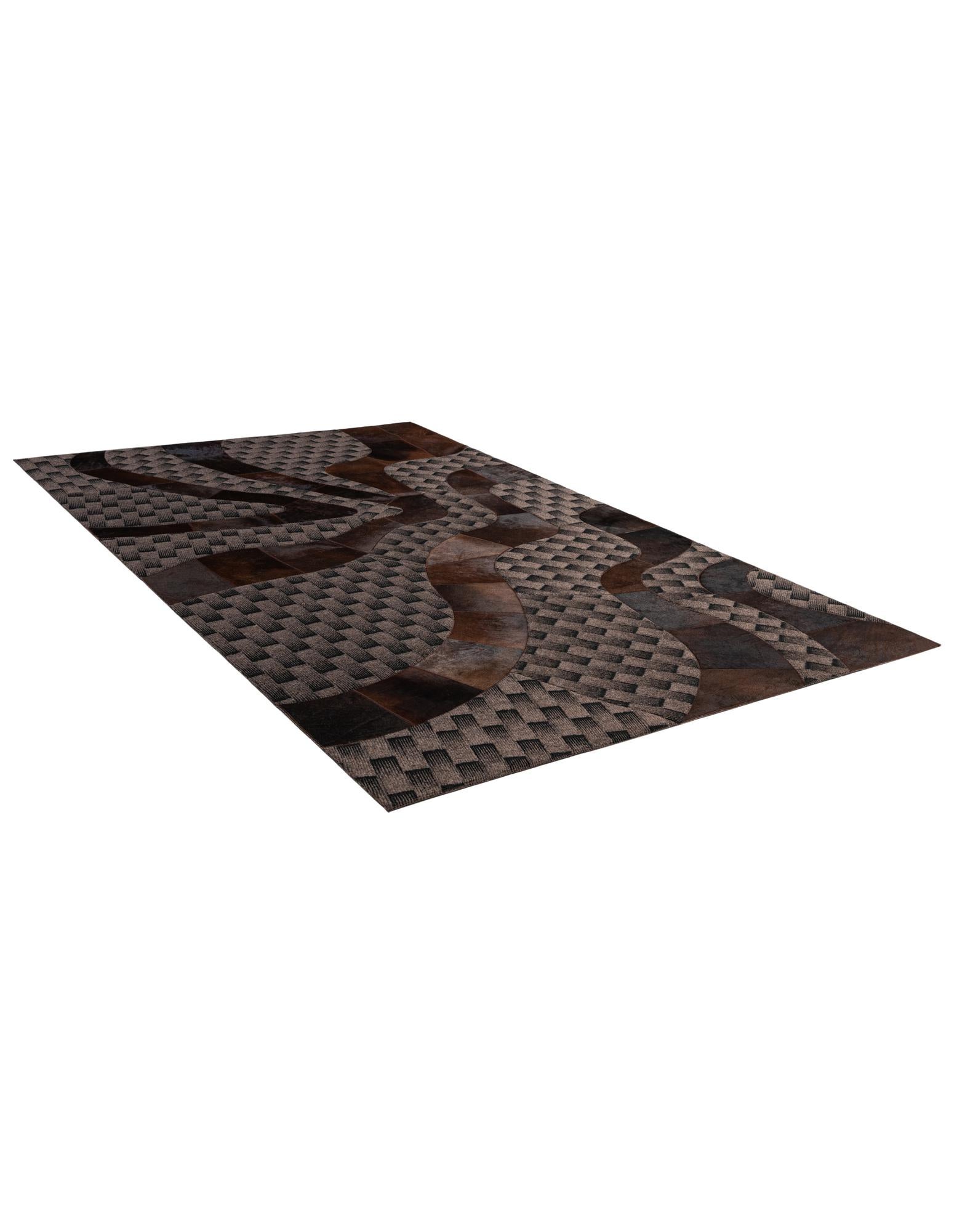 5' x 8' 1 Cowhide - Patchwork Rug
