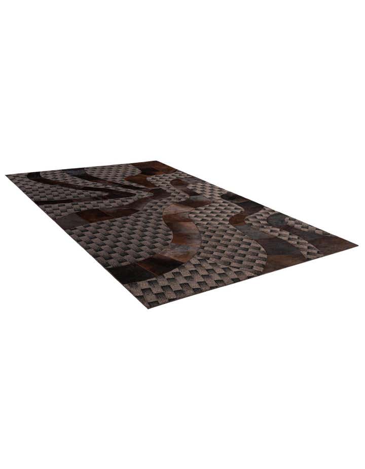 5' x 8' 1 Cowhide - Patchwork Rug